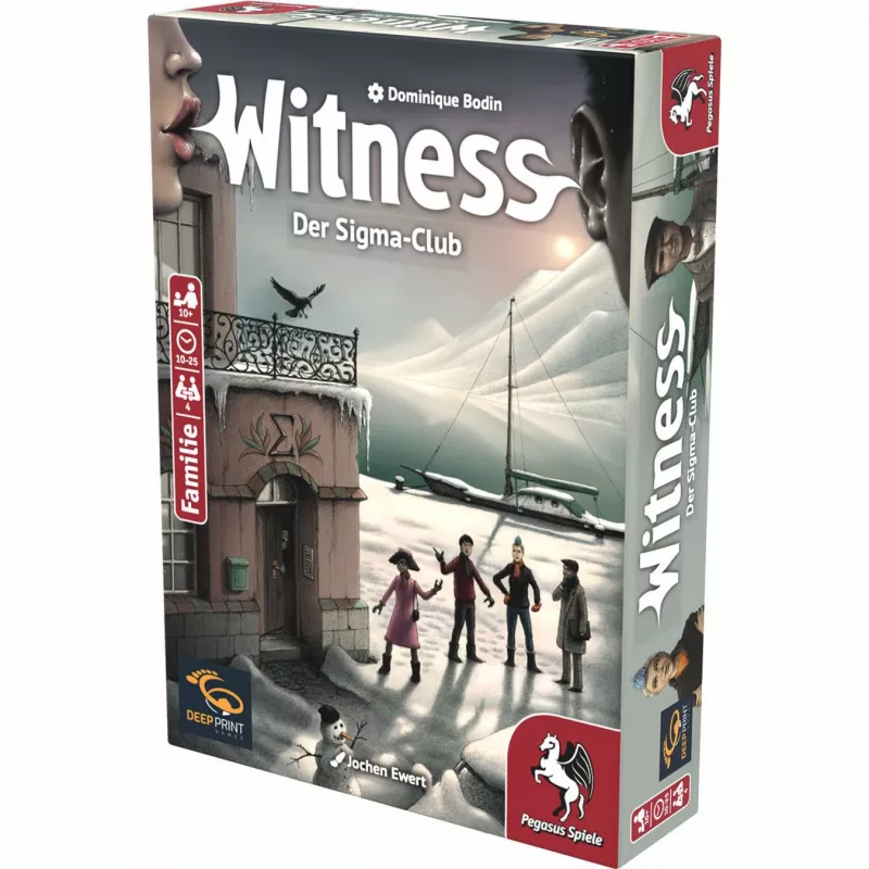 Deep Print Games: Witness - Il Club Sigma, gioco di enigmistica