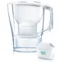 Caraffa filtrante BRITA Aluna trasparente bianco — 2,4 l totale / 1,4 l filtrata, MAXTRA, lavabile in lavastoviglie