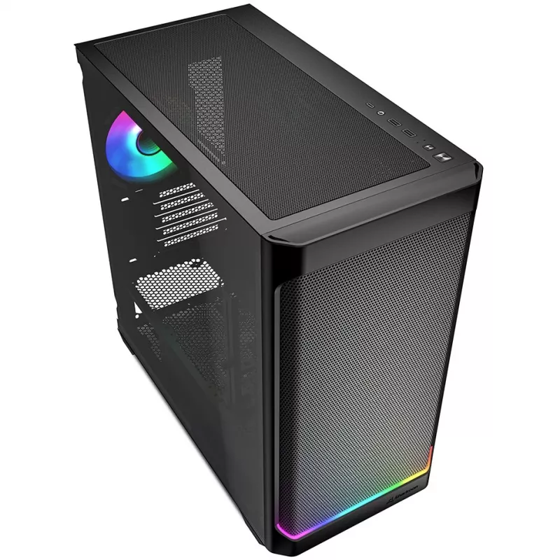 Sharkoon MK4W RGB Strip Micro Tower nero