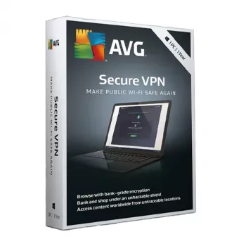 AVG Secure VPN chiave di licenza (1 dispositivo, 1 anno)
