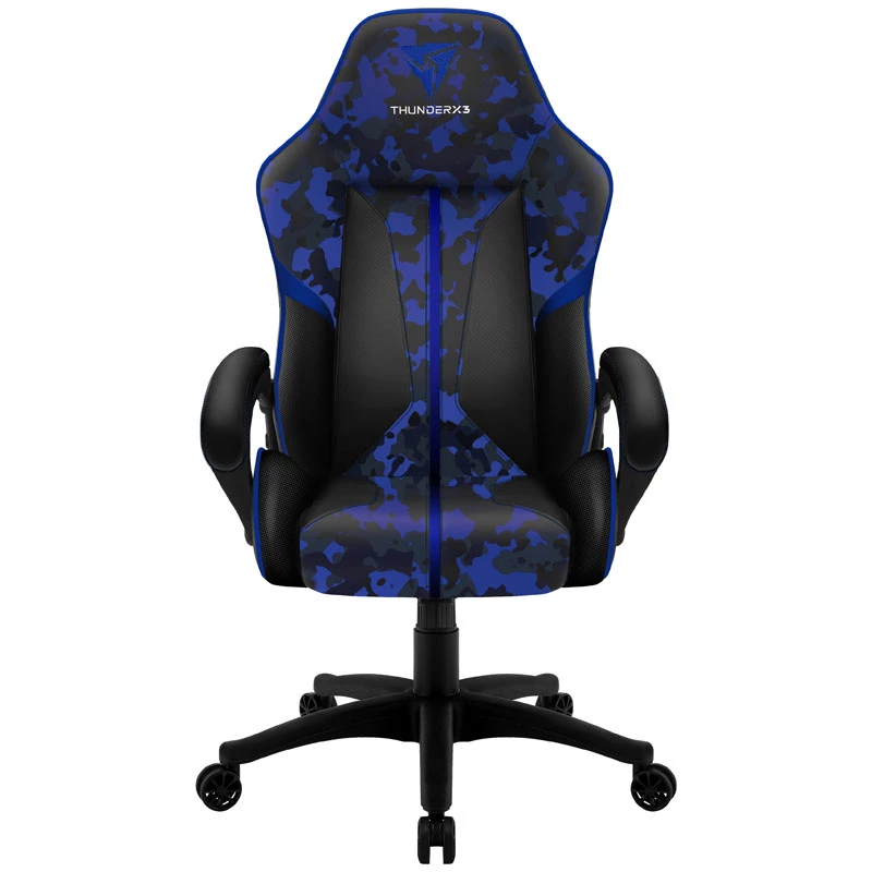 Sedia da gaming thunder x3 BC1 Camo Blue con seduta regolabile in altezza e reclinabile