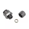Raccordo a compressione per tubi in rame, Koolance NZL-CU06 – per tubi con diametro esterno 6 mm su G 1/4 BSPP, argento
