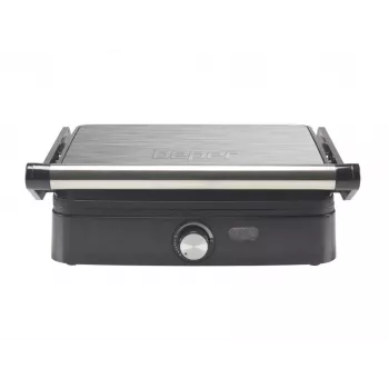 Tostapane elettrico Beper P101TOS502 — tostapane 2 fette in acciaio inox, design compatto