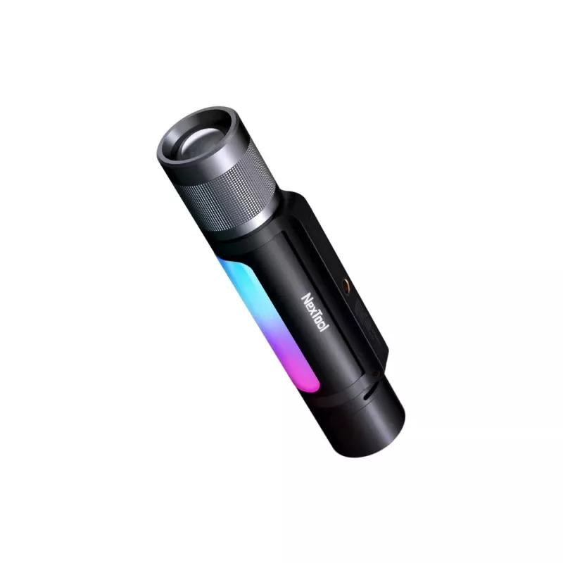 Torcia Nextool NE20161A 12-in-1 LED ricaricabile 900 lm, 10 W, USB-C, 2600 mAh, alluminio, 173 mm