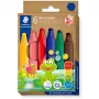 Pennarelli Staedtler 329 C6 — 6 colori (blu, marrone, verde, rosa, rosso, giallo), punta grossa