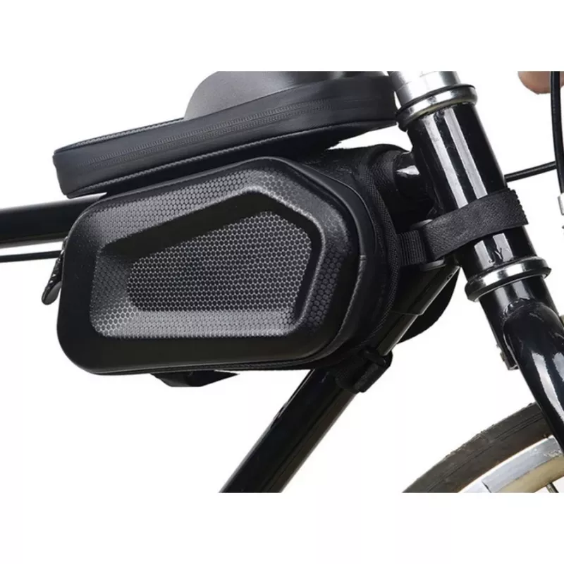 Extralink borsa per bici, borsa da telaio impermeabile con custodia per telefono