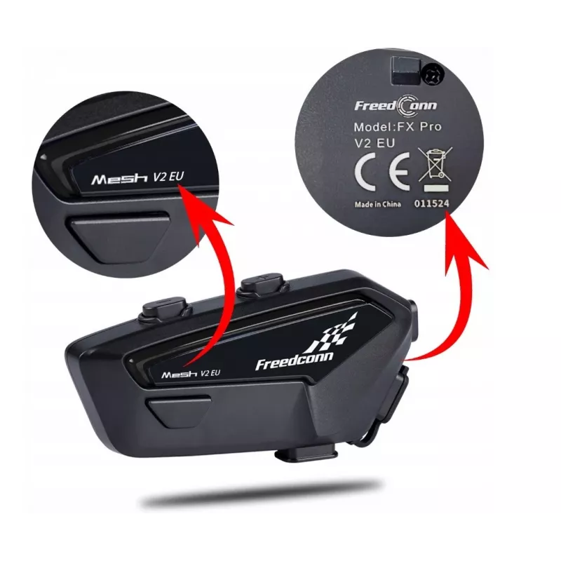 FreedConn FX Pro V2 EU MESH interfono per moto
