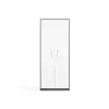 OLIV 2D CLOSED SHELVING UNIT, antracite/bianco SET