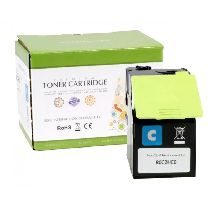 Compatibile Static-Control Lexmark 802HC (80C2HC0), ciano, 3000 pagine