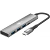 Goobay Slim hub USB 4 porte USB-C a/USB-A 5 Gbit/s - -Plug> 1x (76562)