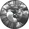 NeXtime orologio 3037 Clouds, Ø39 cm, da parete, nero
