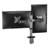 Staffa da incasso per due monitor Deluxe Ergo Office, 17-32, max. 9 kg, ER-449