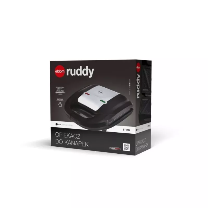 ELDOM tostiera RUDDY, 750 W, piastre in granito