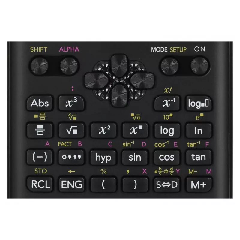 Casio FX-82ES PLUS-2 calcolatrice scientifica tascabile, 252 funzioni, 77 x 162 mm, nera