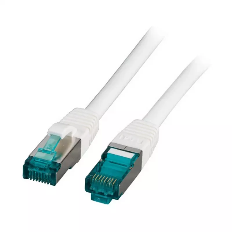 EFB-Elektronik cavo patch RJ45 Cat.6A S/FTP LSZH bianco 0,15m