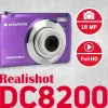 Agfa Photo DC8200 viola + custodia + scheda SD 16 GB