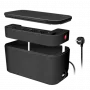 Ciabatta LogiLink LPS282U 4 prese di sicurezza 2 USB-A 1 USB-C nera