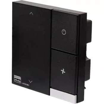 Termostato smart HVAC Shelly LinkedGo nero – digitale WLAN (802.11b/g/n), 87×87×35 mm