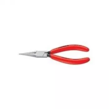 Pinza regolabile Knipex lunghezza 135 mm dritta piatta, custodia in pelle di vacca sottile