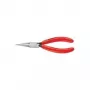 Pinza regolabile Knipex lunghezza 135 mm dritta piatta, custodia in pelle di vacca sottile
