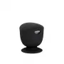 Up Up Seul sgabello ergonomico a bilanciere nero, D48 tessuto nero (grigio scuro)
