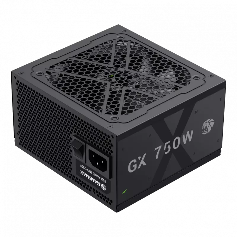 Gamemax alimentatore, 80 PLUS, Gold | GX 750GF | 750 W