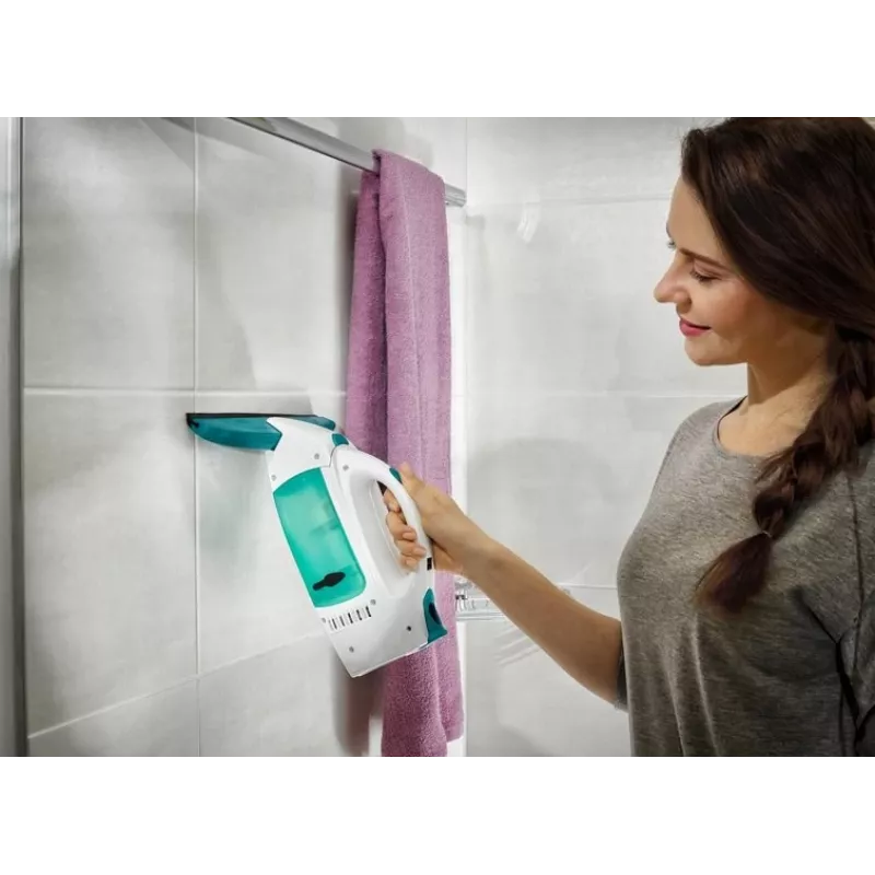 Leifheit puliscivetri Window Vacuum Glass Cleaner Dry&Clean con manico e spazzola 51003