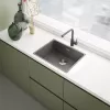 Rubinetto Lina L ugello estraibile HP grigio pietra