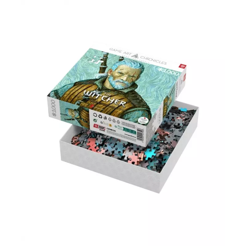 Puzzle Cenega The Witcher Geralt & Vincent van Gogh 1000 pezzi