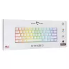 Tastiera meccanica White Shark Shinobi-2 Brown Switch layout US — design compatto, switch Brown