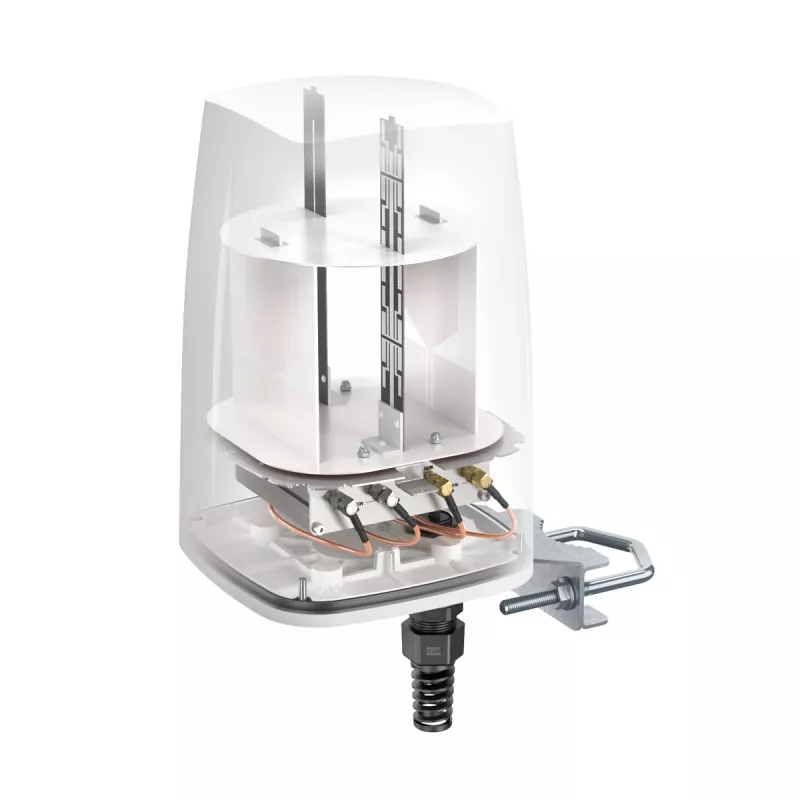 QuWireless QuSpot A360S antenna LTE + Wi-Fi omnidirezionale per Teltonika RUT360, PoE/LAN, 6 dBi, IP67, bianca