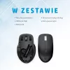 HP 435 mouse wireless multi-device, per destrimani e mancini, RF Wireless + Bluetooth, 4000 DPI, nero