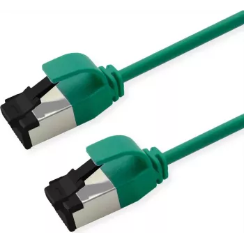 ROLINE S/FTP cavo patch Cat.8.1, sottile, PoE, verde, 1 m (21.15.3431)