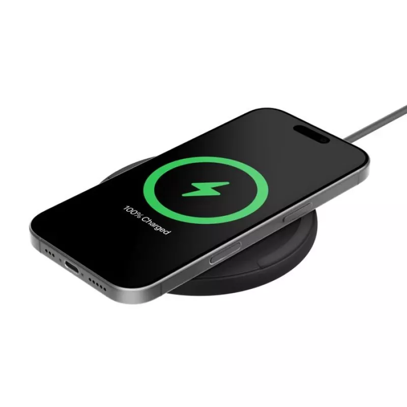 Caricabatterie wireless Belkin WIA012KQBK 15W con alimentatore 20W, nero