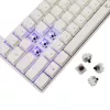 Tastiera meccanica White Shark Shinobi-2 Brown Switch layout US — design compatto, switch Brown