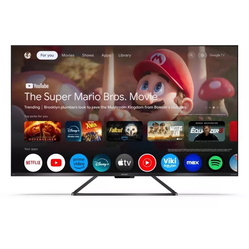 Sharp 50GR8265E 127 cm (50 pollici) 4K Ultra HD Smart TV nero