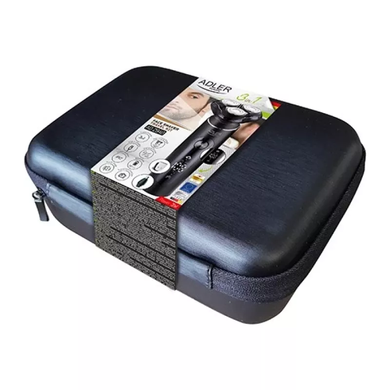 Adler AD 2940 rasoio da viaggio 3 in 1 – rasoio per viso, tagliacapelli e trimmer per naso/orecchie