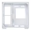 Case per computer DarkFlash B275 (bianco) compatibile Mid-Tower ATX, I/O frontale, vetro temperato
