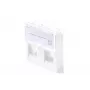 Presa a parete Lanview LKS830 45x45 mm 2 porte Ethernet