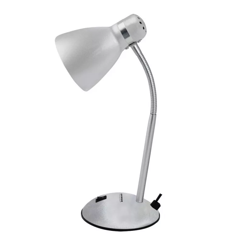 Lampada da tavolo Esperanza ELD113S E27 12 W LED argento