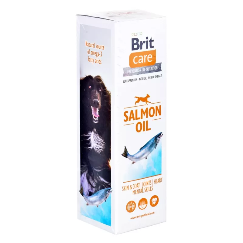 Integratore liquido olio di salmone Brit Care 500 ml per gatti e cani – cura di pelle e pelo