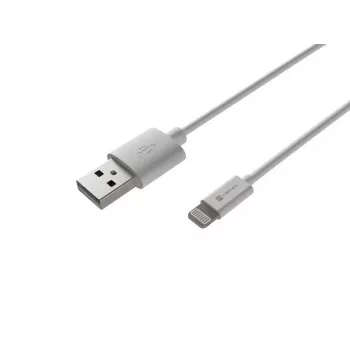 Natec cavo Lightning (m)->USB-A (m) 2m MFi bianco NKA-2149