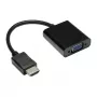 Adattatore HDMI a VGA, connettore maschio HDMI su connettore femmina VGA, connettore femmina stereo 3,5 mm, nero, Good Connections® (HDMI-AD21)