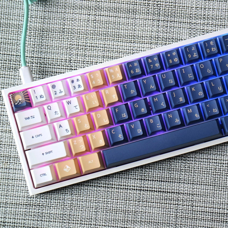 Set di keycap Traitors UKIYO-E PBT layout US – 108 tasti, serigrafia dye-sub