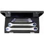 Gedore 2297434 set di chiavi combinate a cricchetto, 5 pezzi, 8-19 mm