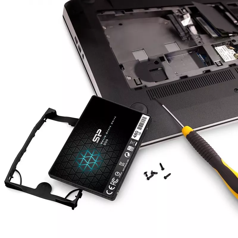 Unità SSD Silicon Power slim S55 480 GB 2,5 SATA III TLC