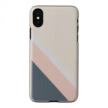 Custodia per smartphone man and wood per iPhone X/XS – Pink Suit nero