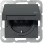 gira Inserto presa SCHUKO System 55 antracite 445428