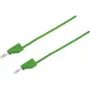 VOLTCRAFT Cavo di prova [connettore maschio 4 mm - connettore maschio 4 mm] 1 m verde MSB-300 (MSB-300-1-GR)