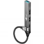 Hub USB Goobay Slim a 4 porte, USB-C™ a USB-C™/USB-A, USB 3.2 (74459)